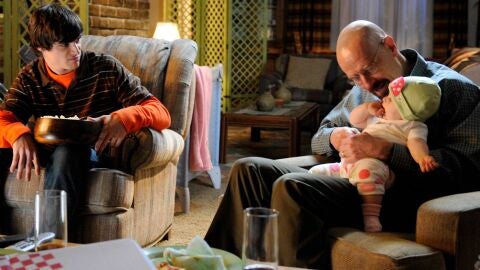 RJ Mitte y Bryan Cranston en Breaking Bad