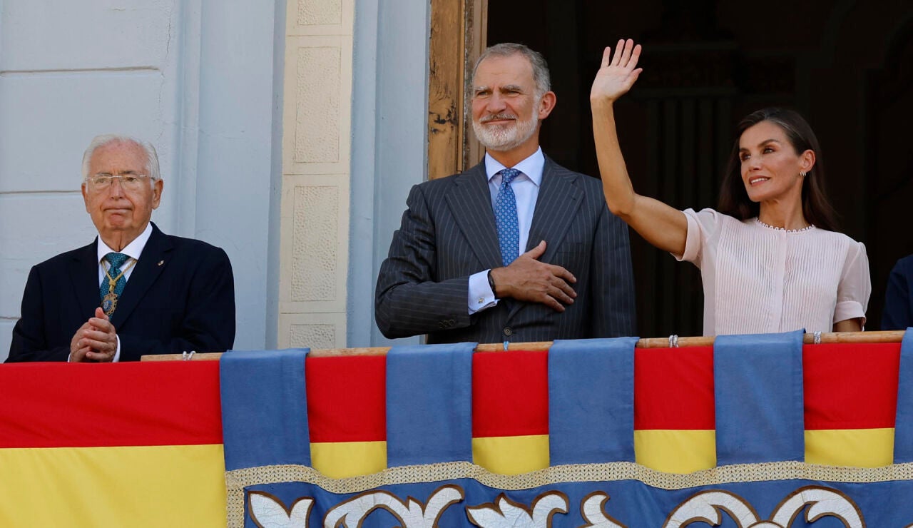 Imagen de Felipe VI y Letizia desde Melilla 