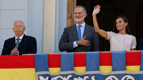 Imagen de Felipe VI y Letizia desde Melilla 
