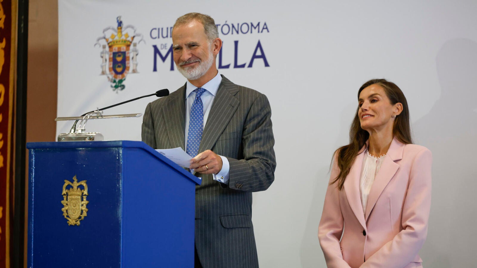 Felipe VI reivindica desde Melilla la soberanía española: 