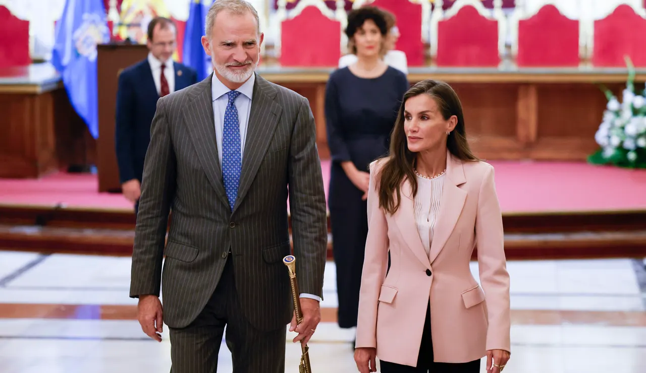 Imagen de Felipe VI y Letizia en Melilla