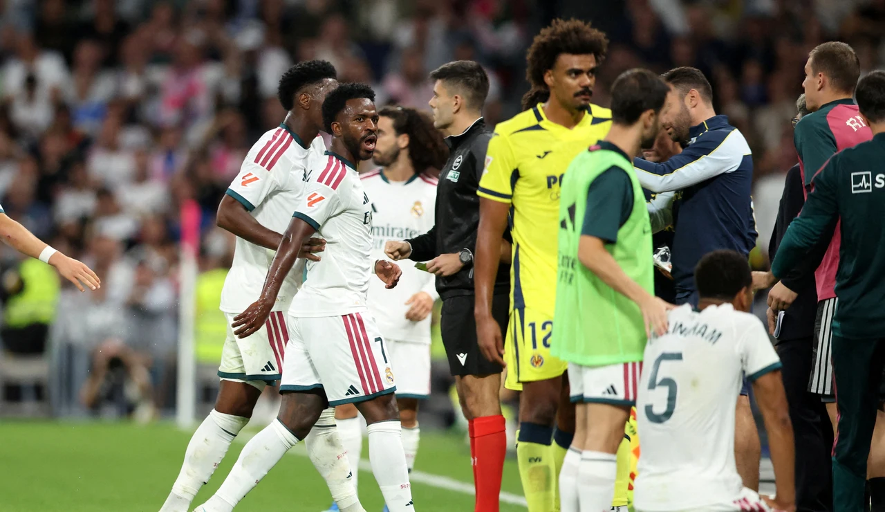 Vinícius Júnior, tras ser expulsado ante el Villarreal