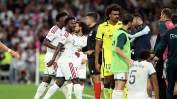Vin&iacute;cius J&uacute;nior, tras ser expulsado ante el Villarreal