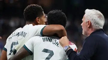 Mourinho, en el partido ante el Villarreal Mourinho, en el partido ante el Villarreal