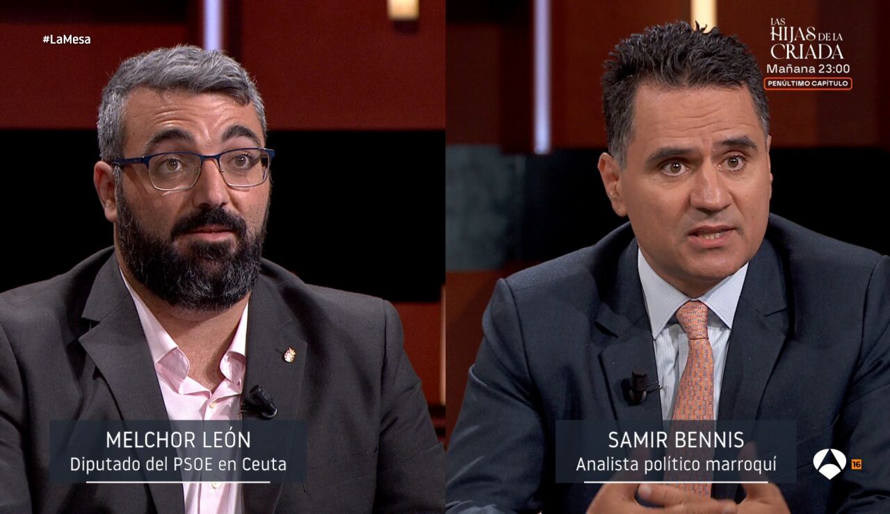 El enfrentamiento entre Melchor Le&oacute;n y Samir Bennis por lo sucedido en Ceuta