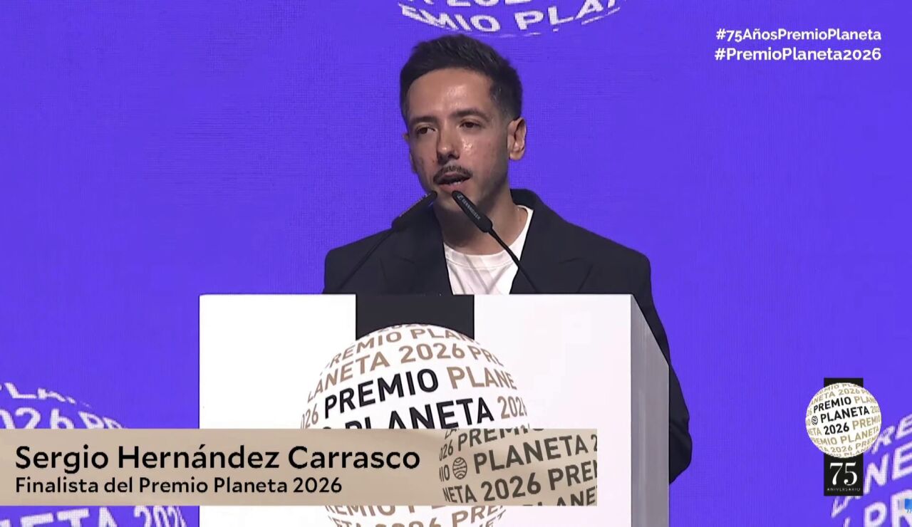 Sergio Hern&aacute;ndez Carrasco , finalista del Premio Planeta: "Uno nunca imagina lo que es estar aqu&iacute;"