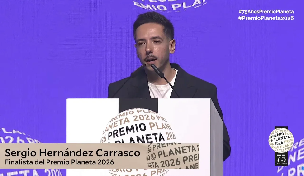 Sergio Hernández Carrasco , finalista del Premio Planeta: "Uno nunca imagina lo que es estar aquí"