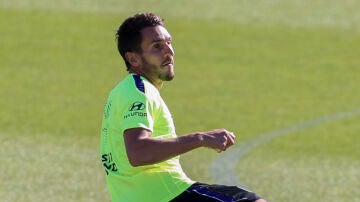 Koke Resurrecci&oacute;n durante un entrenamiento