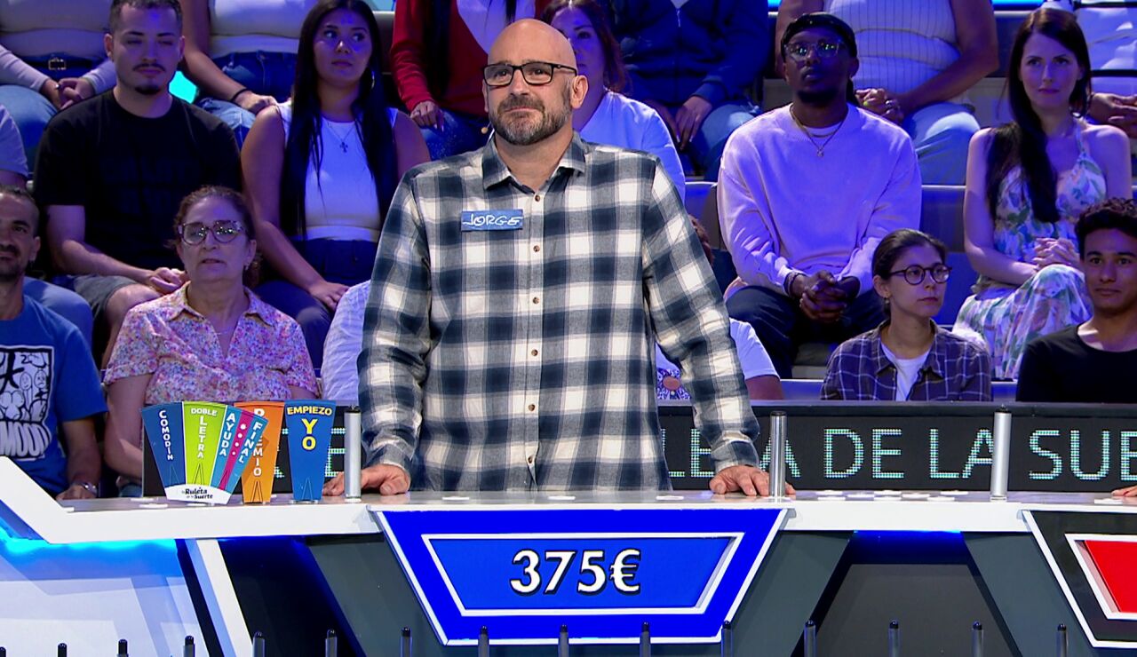 Jorge en La ruleta de la suerte