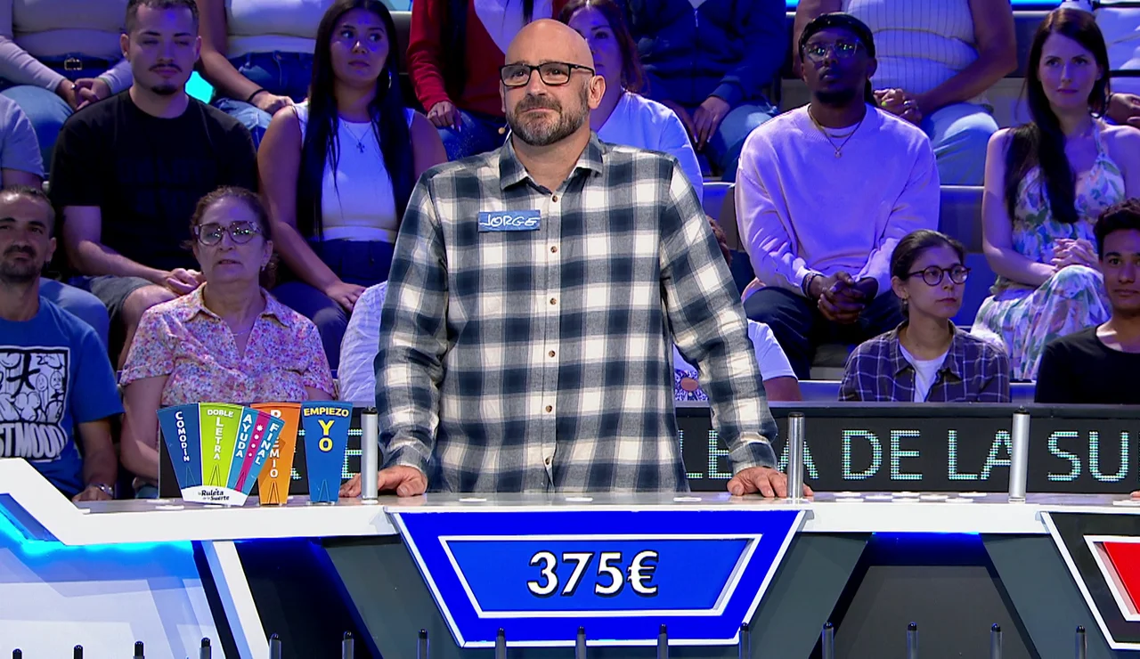 Jorge en La ruleta de la suerte