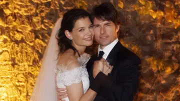 Katie Holmes y Tom Cruise en su boda Katie Holmes y Tom Cruise en su boda