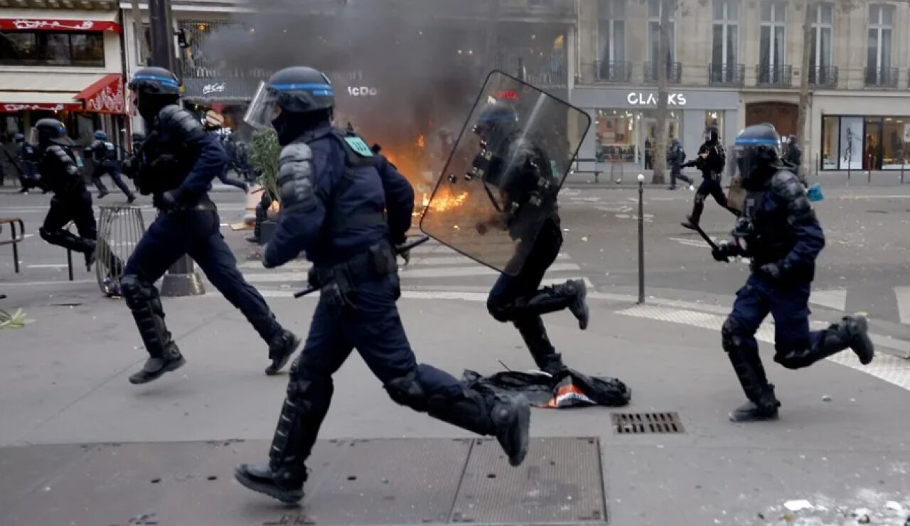 Imagen de la Polic&iacute;a Francesa