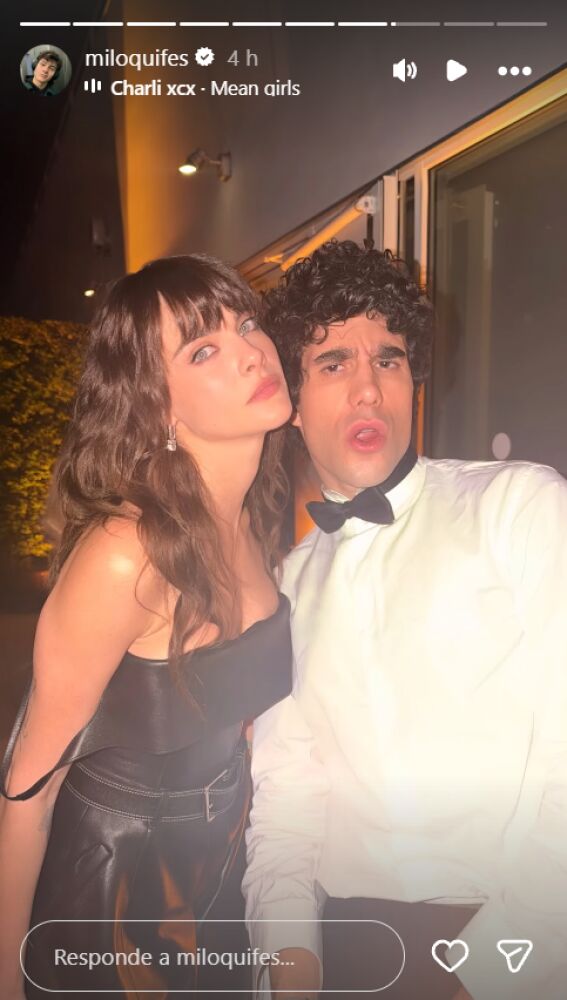 Cara Delevingne y Javier Calvo en la Academy Museum Gala
