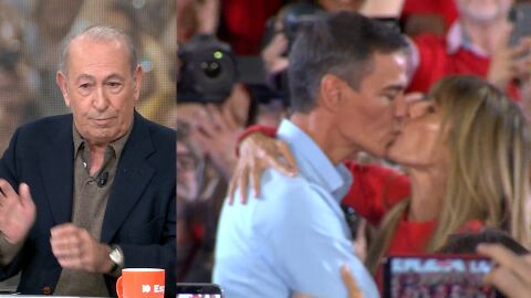 Redondo sobre el beso de S&aacute;nchez y Bego&ntilde;a