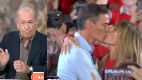Redondo sobre el beso de Sánchez y Begoña Redondo sobre el beso de Sánchez y Begoña