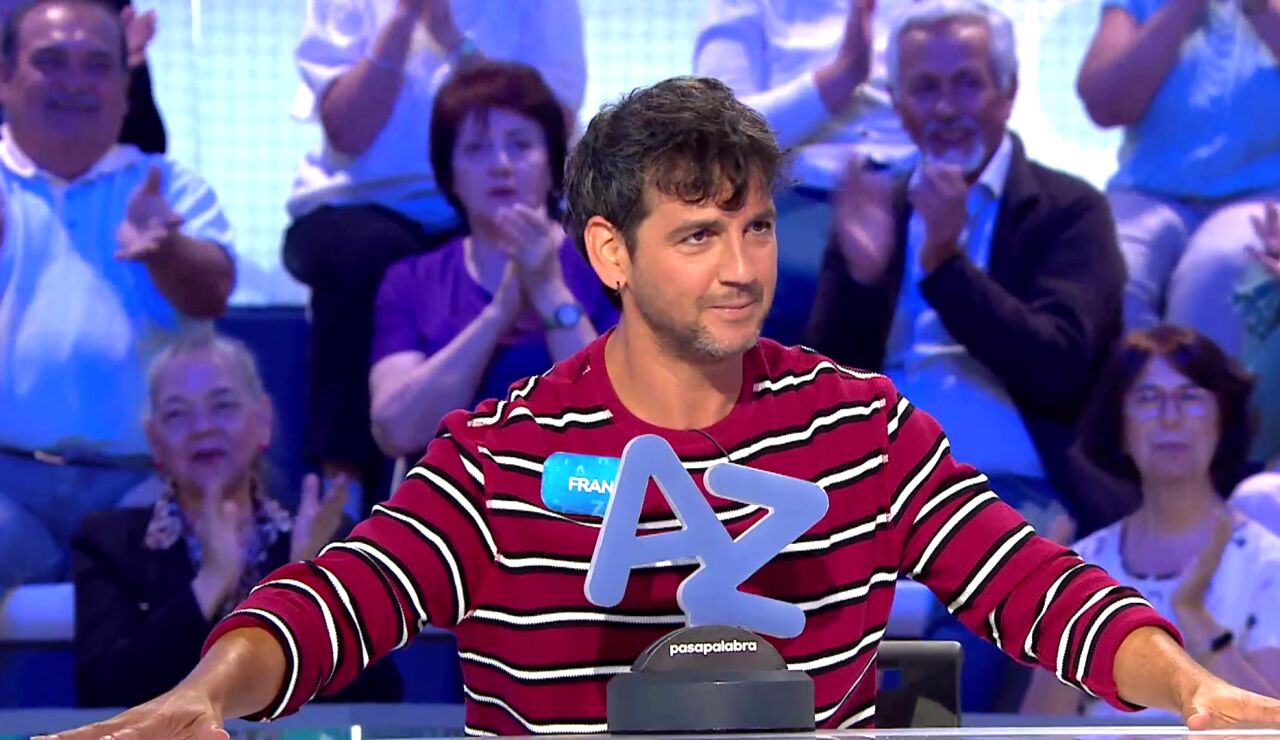 La gesta de Fran Perea en Pasapalabra: &ldquo;Es la primera vez que gano cinco segundos en esta prueba&rdquo;