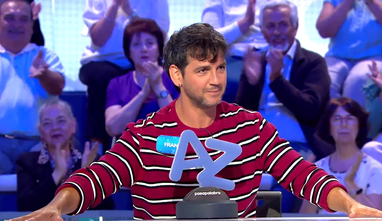 La gesta de Fran Perea en Pasapalabra: “Es la primera vez que gano cinco segundos en esta prueba”