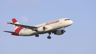 Imagen de un avi&oacute;n de Austrian Airlines