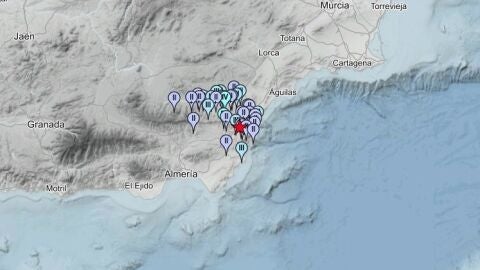 Registrado un terremoto de magnitud 3,4 con epicentro en Los Gallardos sentido en otros 22 municipios de la provincia de Almer&iacute;a