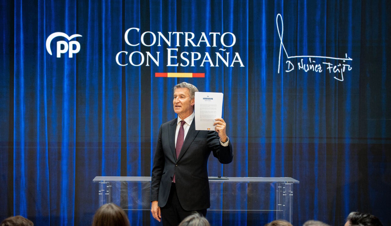 Feij&oacute;o presenta el 'Contrato con Espa&ntilde;a'