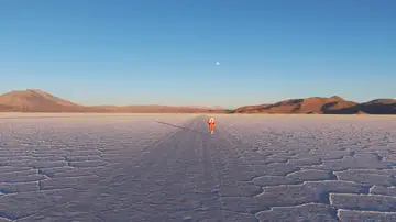 Fernanda Maciel, en el salar de Uyuni (Bolivia) Fernanda Maciel, en el salar de Uyuni (Bolivia)
