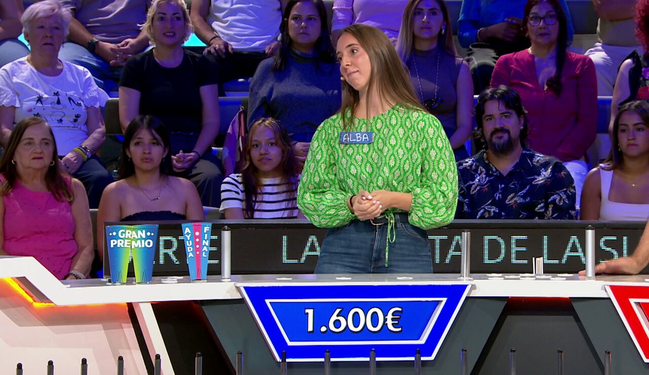 Alba resuelve un panel de 1.600 euros sin tirar de la ruleta