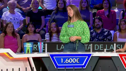 Alba resuelve un panel de 1.600 euros sin tirar de la ruleta Alba resuelve un panel de 1.600 euros sin tirar de la ruleta