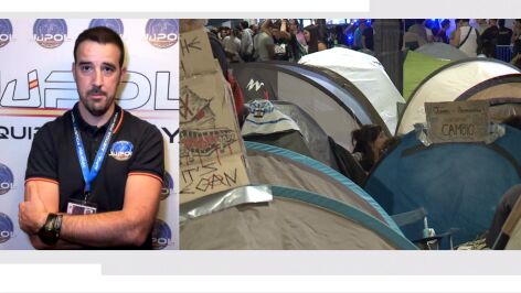 Jupol contra la acampada de sol