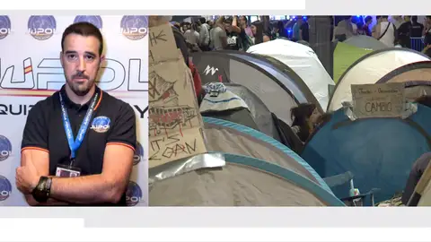 Jupol contra la acampada de sol Jupol contra la acampada de sol