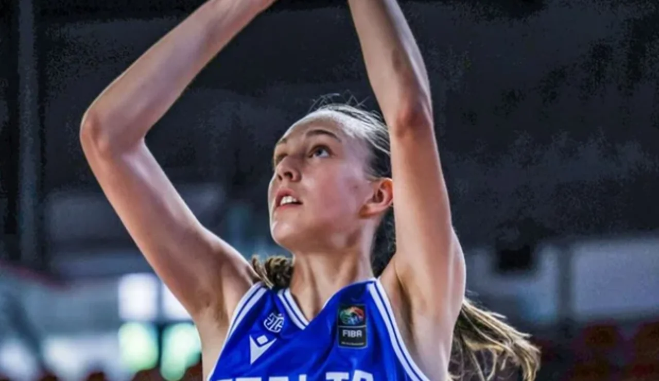 La jugadora italiana de baloncesto Anna Mellano