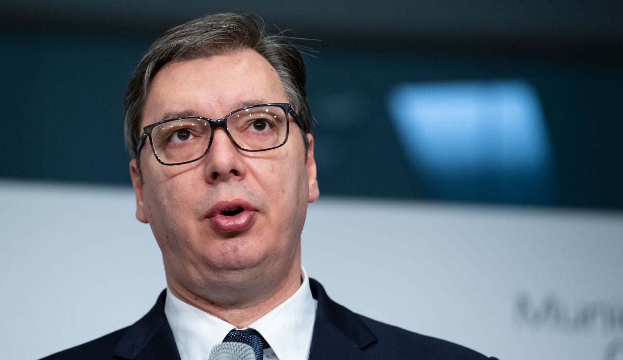 Imagen del persidente de Serbia, Aleksandar Vucic.