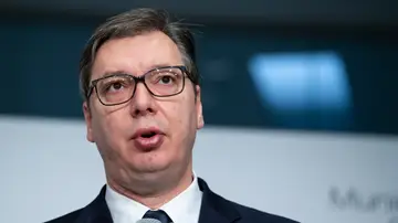 Imagen del persidente de Serbia, Aleksandar Vucic. Imagen del persidente de Serbia, Aleksandar Vucic.