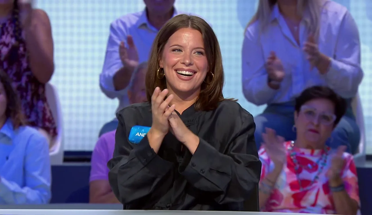 La alegría de Andrea Ros tiene banda sonora: pleno gracias al ‘Aserejé’ en el ¿Dónde Están?