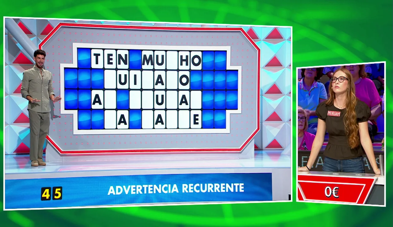 Miriam en La ruleta de la suerte