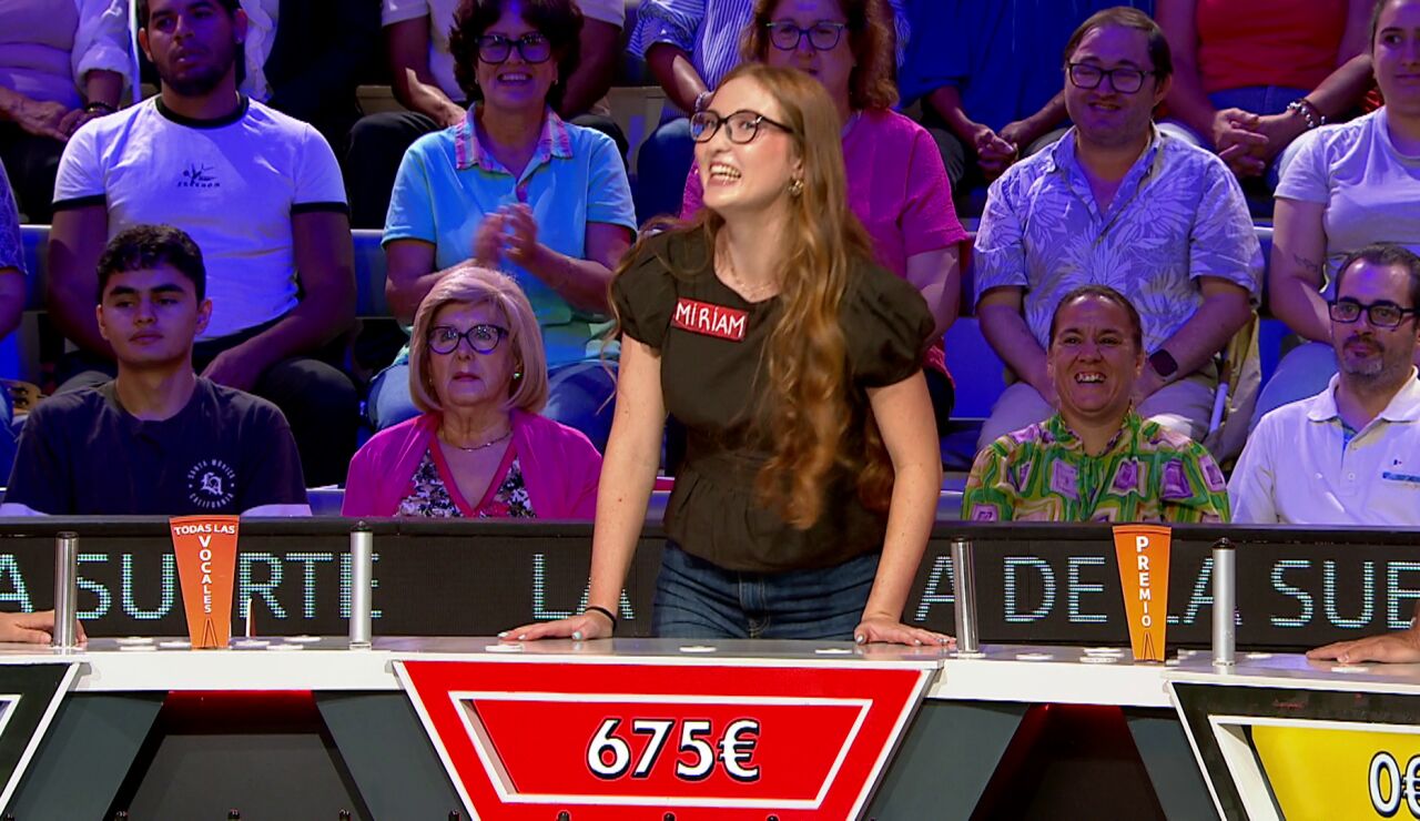 Miriam en La ruleta de la suerte