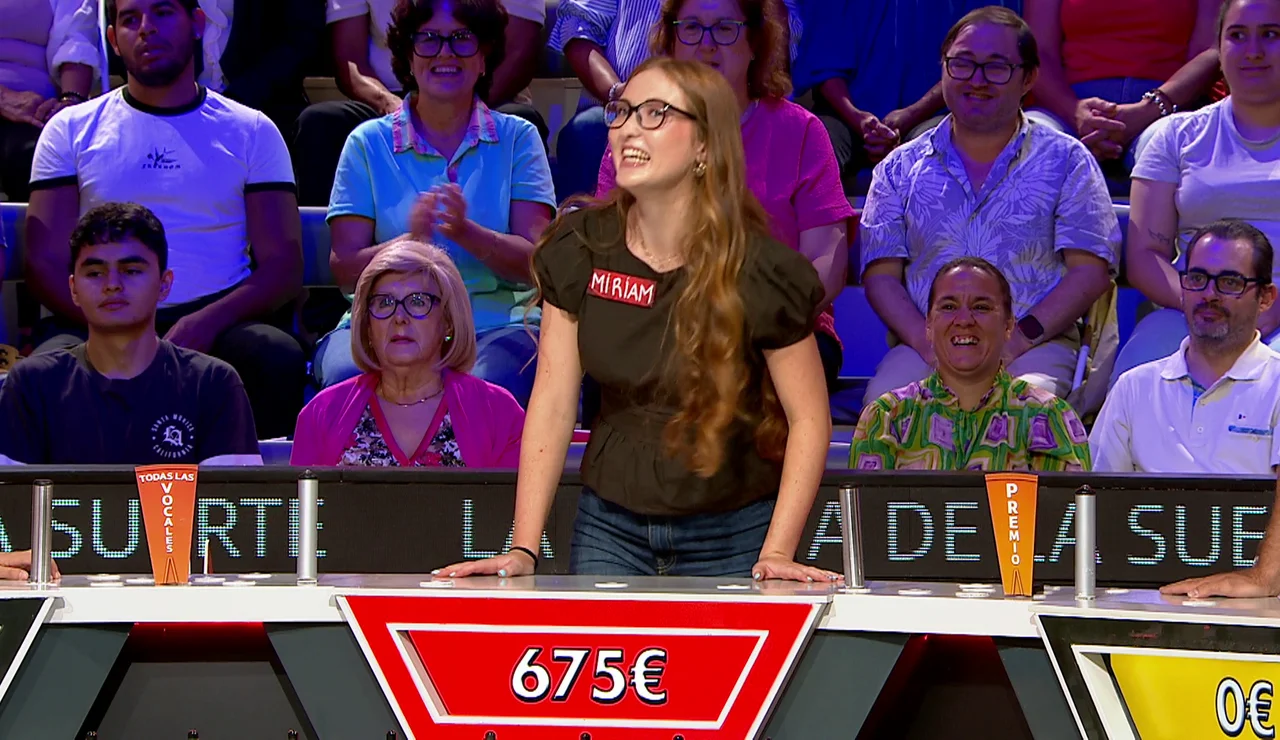 Miriam en La ruleta de la suerte