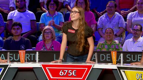 Miriam en La ruleta de la suerte