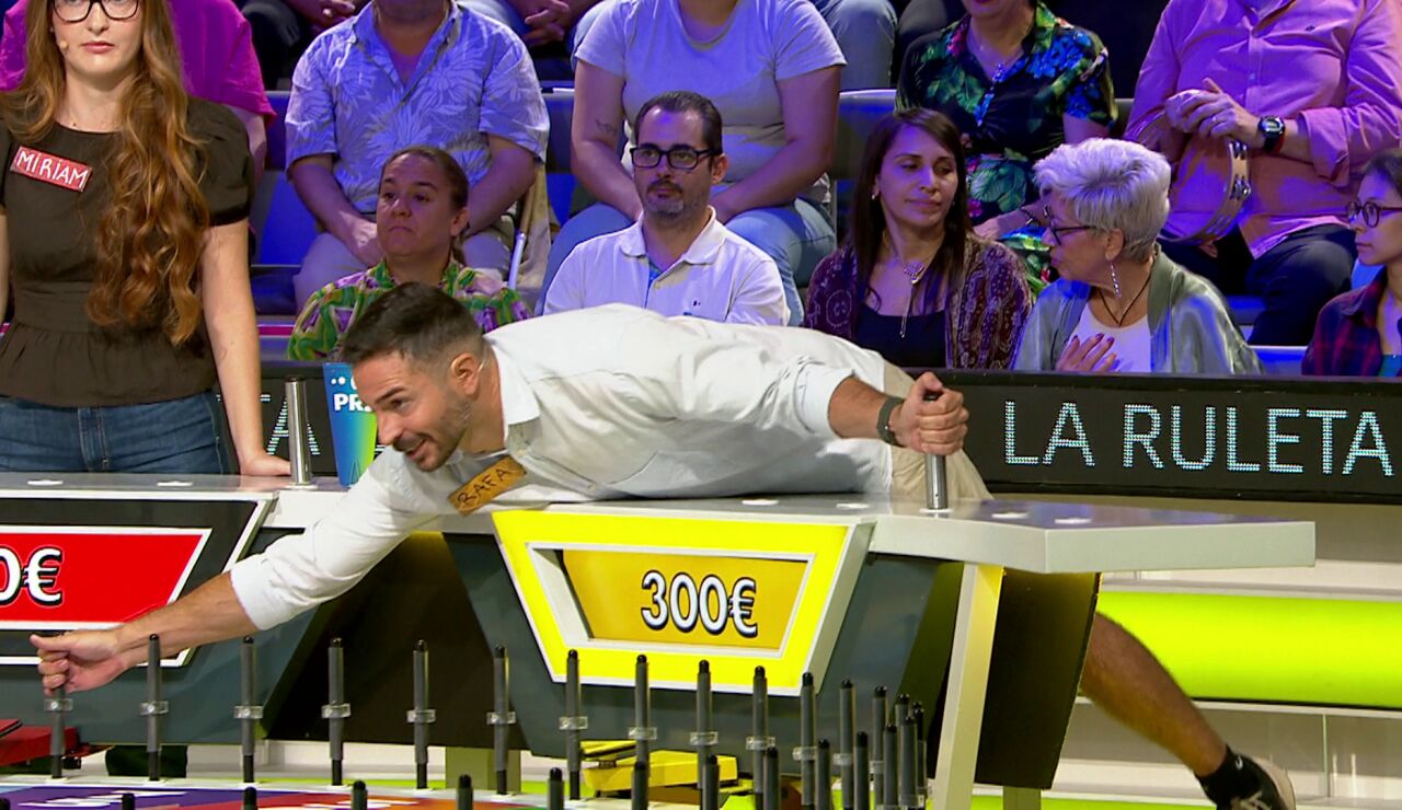 Rafa en La ruleta de la suerte