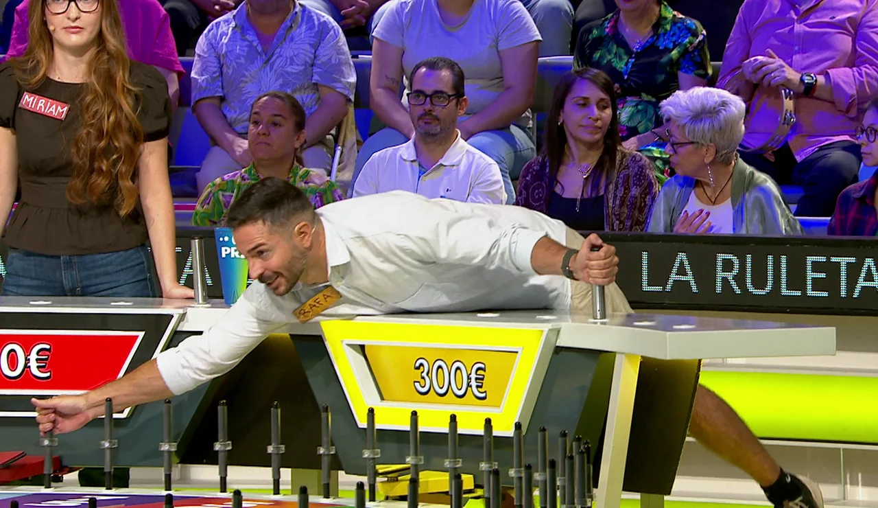Rafa en La ruleta de la suerte