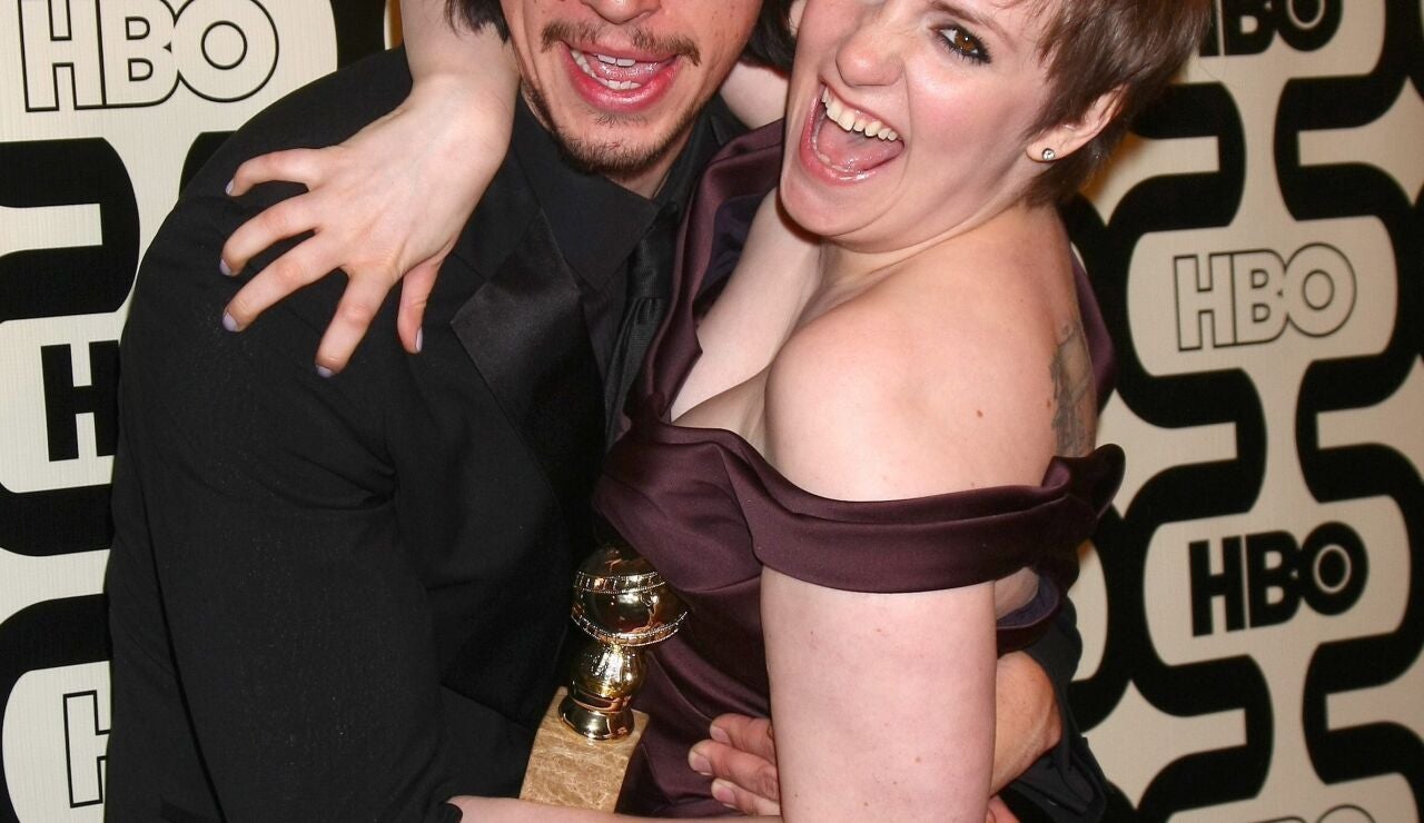 Adam Driver y Lena Dunham