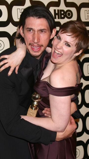 Adam Driver y Lena Dunham