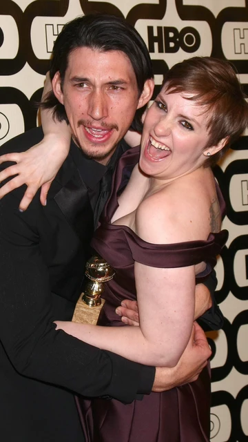 Adam Driver y Lena Dunham Adam Driver y Lena Dunham