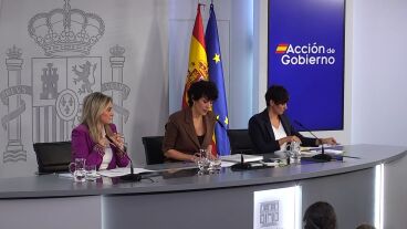 Imagen de la rueda de prensa del Consejo de Ministros