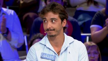 Carlos en La ruleta de la suerte