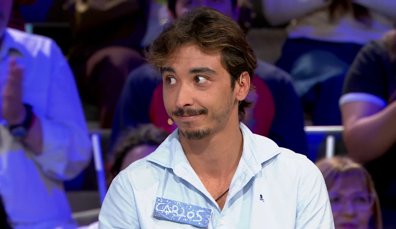 Carlos en La ruleta de la suerte