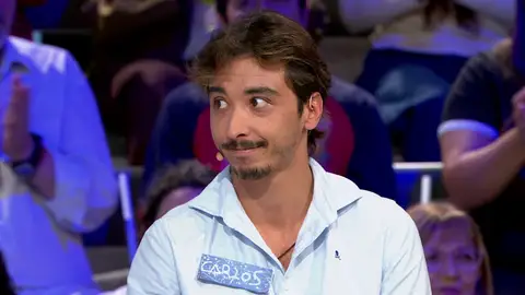 Carlos en La ruleta de la suerte Carlos en La ruleta de la suerte