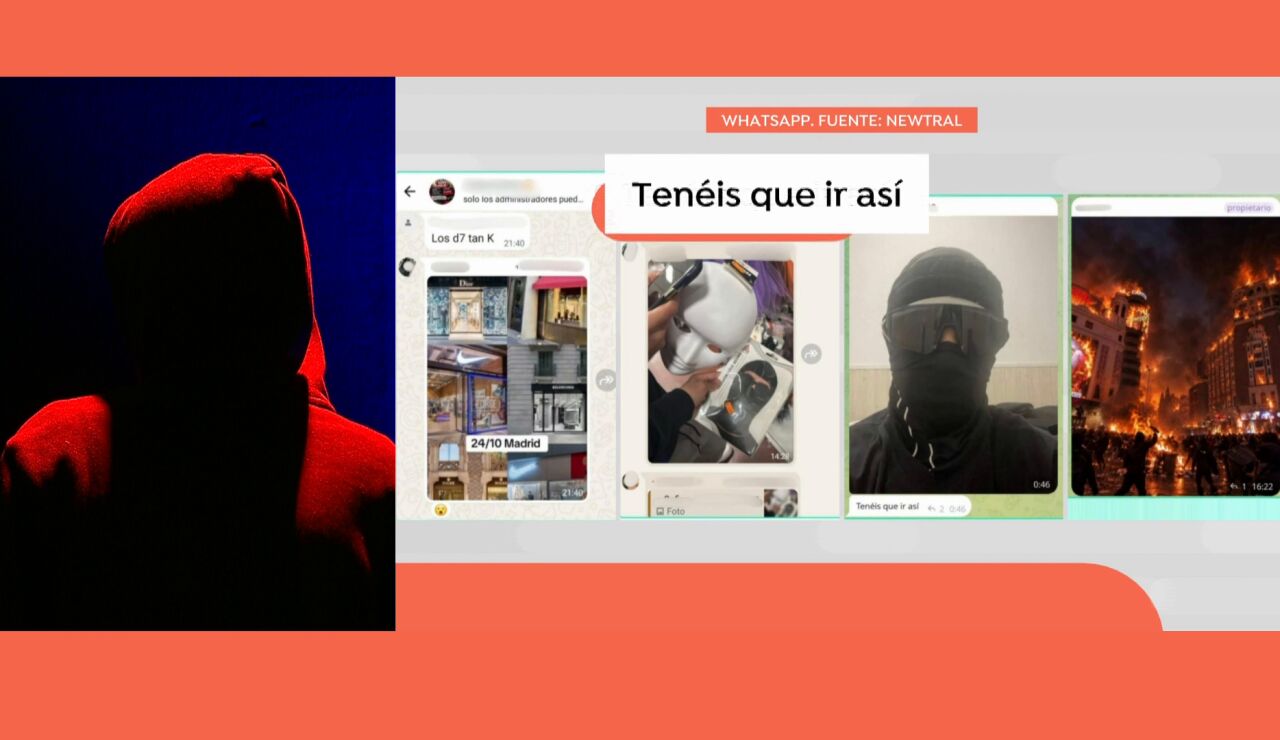 Una periodista se infiltra en los chats de los disturbios