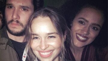 Kit Harington, Emilia Clarke y Nathalie Emmanuel