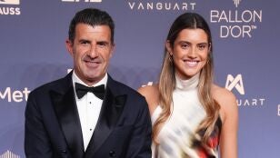 Lu&iacute;s Figo junto a su hija Stella Svedin
