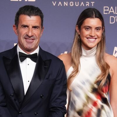 Lu&iacute;s Figo junto a su hija Stella Svedin